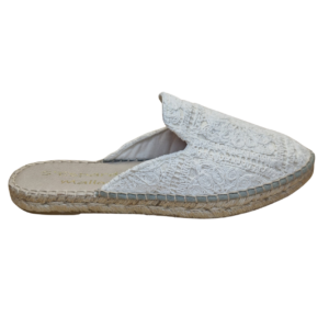 Alpargata Mule Crochet Natural