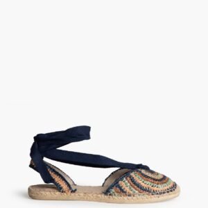 Sandalia crochet Azul