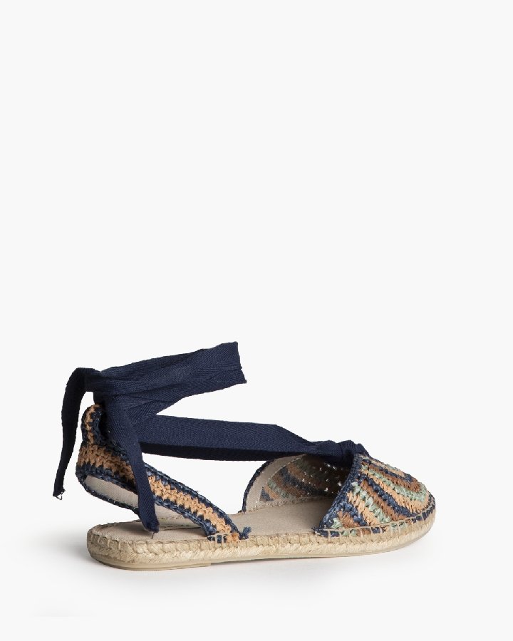 Sandalia crochet Azul - Imagen 3