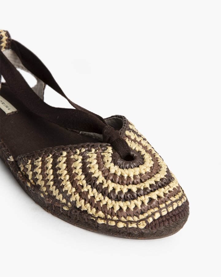 Sandalia crochet Café - Imagen 2