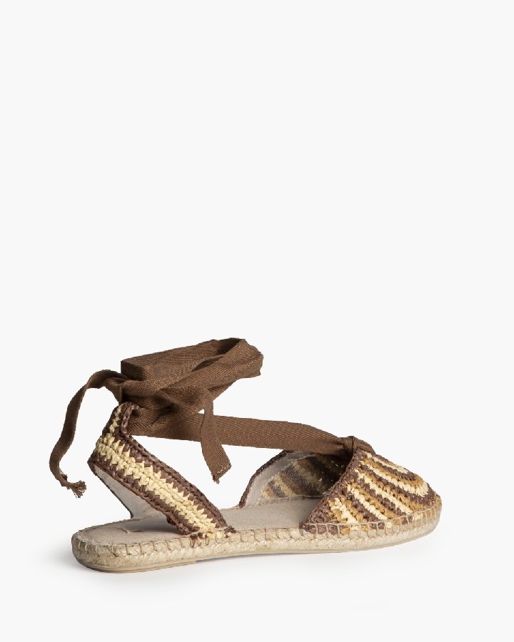 Sandalia crochet Natural - Imagen 4