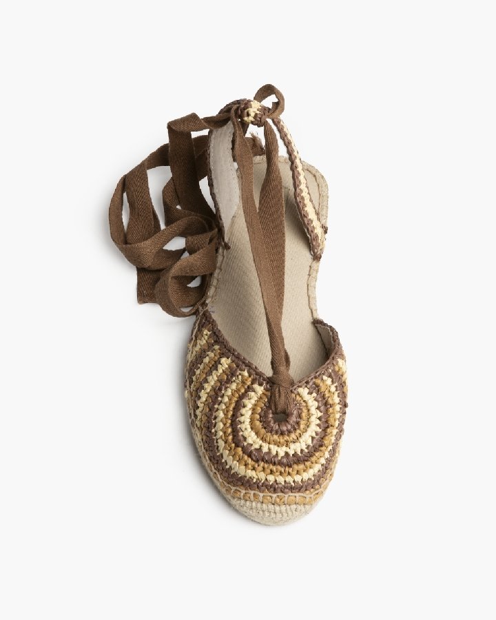 Sandalia crochet Natural - Imagen 5