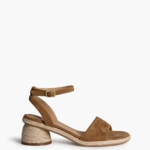 Sandalia Tacon Camel
