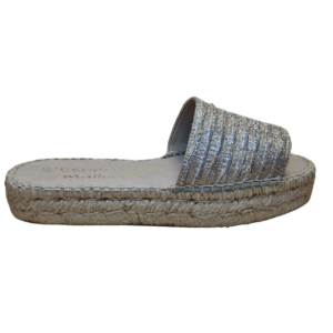 Sandalia suela doble Lurex